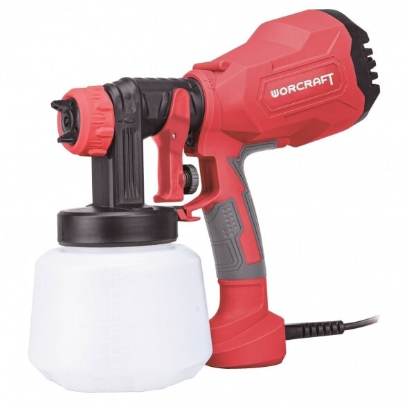 WORCRAFT ELEKTRINIS PULVERIZATORIUS Ø1.8MM, Ø2.6MM 400W