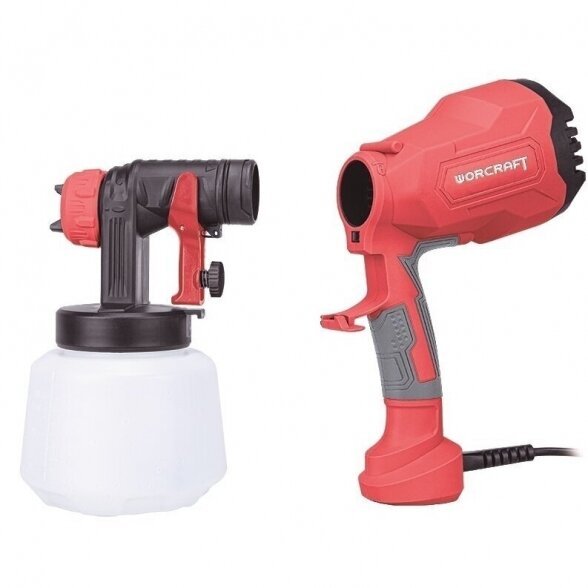 WORCRAFT ELEKTRINIS PULVERIZATORIUS Ø1.8MM, Ø2.6MM 400W 2