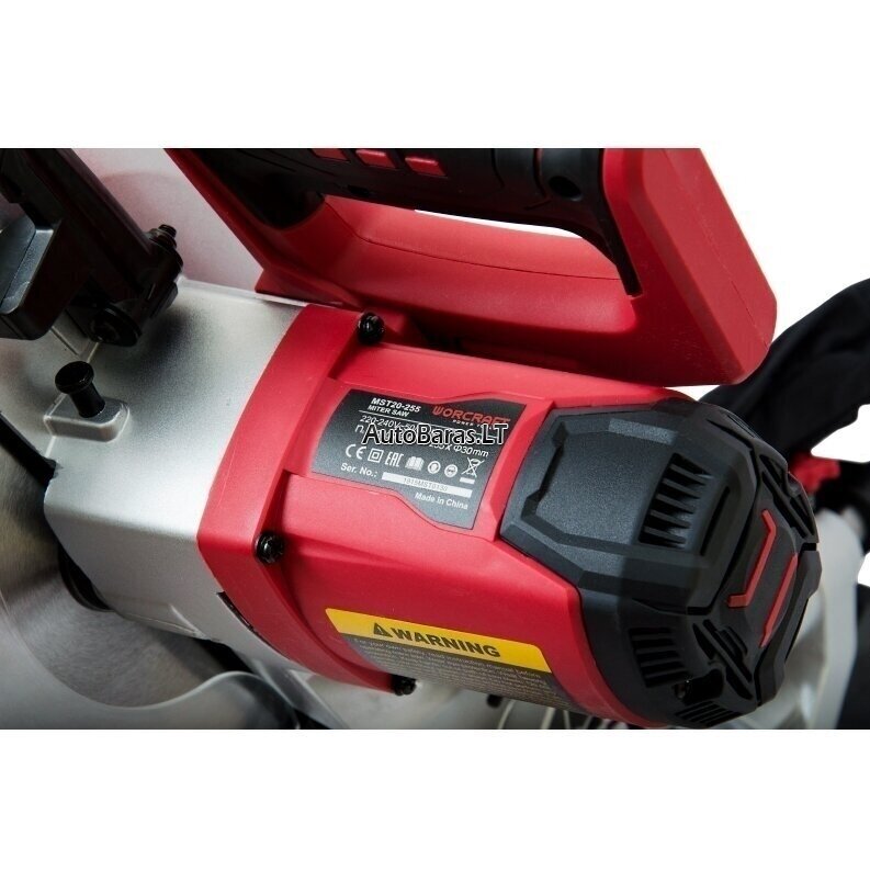 WORCRAFT SKERSINIO PJOVIMO STAKLĖS 255MM 2000W 7