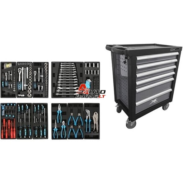 XL TOOLS ĮRANKIŲ SPINTELĖ SU ĮRANKIAIS 228vnt