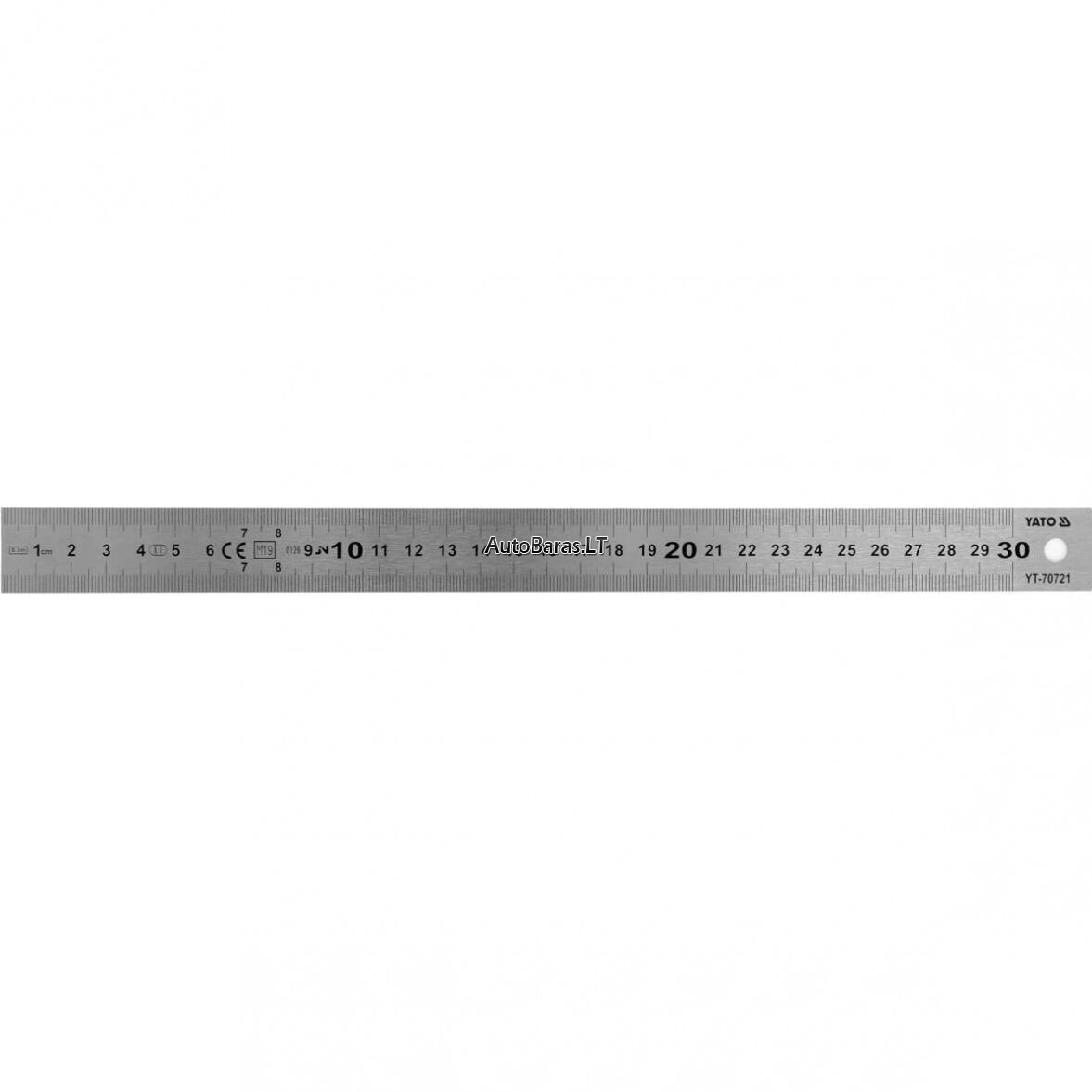 YATO LINIUOTĖ 300MM (NERŪD.PL.)