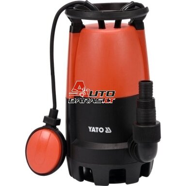YATO DRENAŽINIS SIURBLYS (SU PLŪDE) 900W 230V- YATO DRENAŽINIS SIURBLYS (SU PLŪDE) 900W 230V-