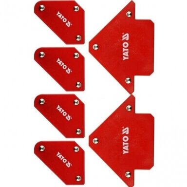 YATO SUVIRINIMO KAMPŲ MAGNETINIŲ RINKINYS (6VNT)(45°-90°-135°) YATO SUVIRINIMO KAMPŲ MAGNETINIŲ RINKINYS (6VNT)(45°-90°-135°)