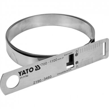 YATO JUOSTINIS MATAVIMO ĮRANKIS DIAMETRUI IR PERIMETRUI Ø700-1100MM YATO JUOSTINIS MATAVIMO ĮRANKIS DIAMETRUI IR PERIMETRUI Ø700-1100MM