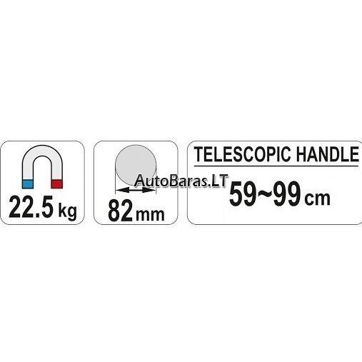 YATO MAGNETINIS KOTAS TELESKOPINIS (SURINKĖJAS) 1
