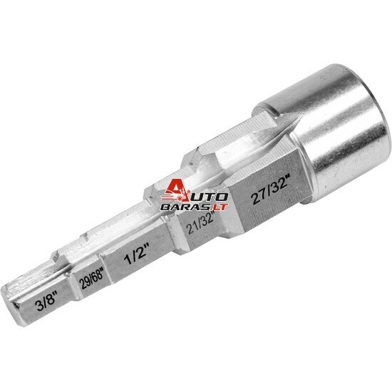 YATO Raktas pakopinis 1/2" (3/8", 29/68", 1/2", 21/32", 27/32")