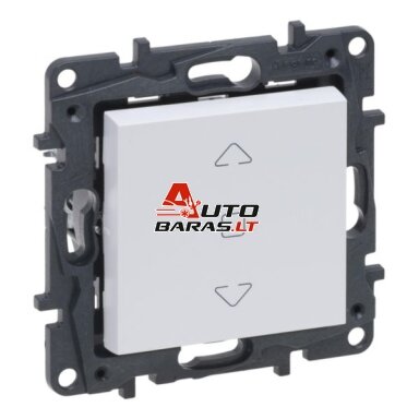 Žaliuzių mygtukas Legrand Niloe Step 863143 (baltas) Žaliuzių mygtukas Legrand Niloe Step 863143 (baltas)