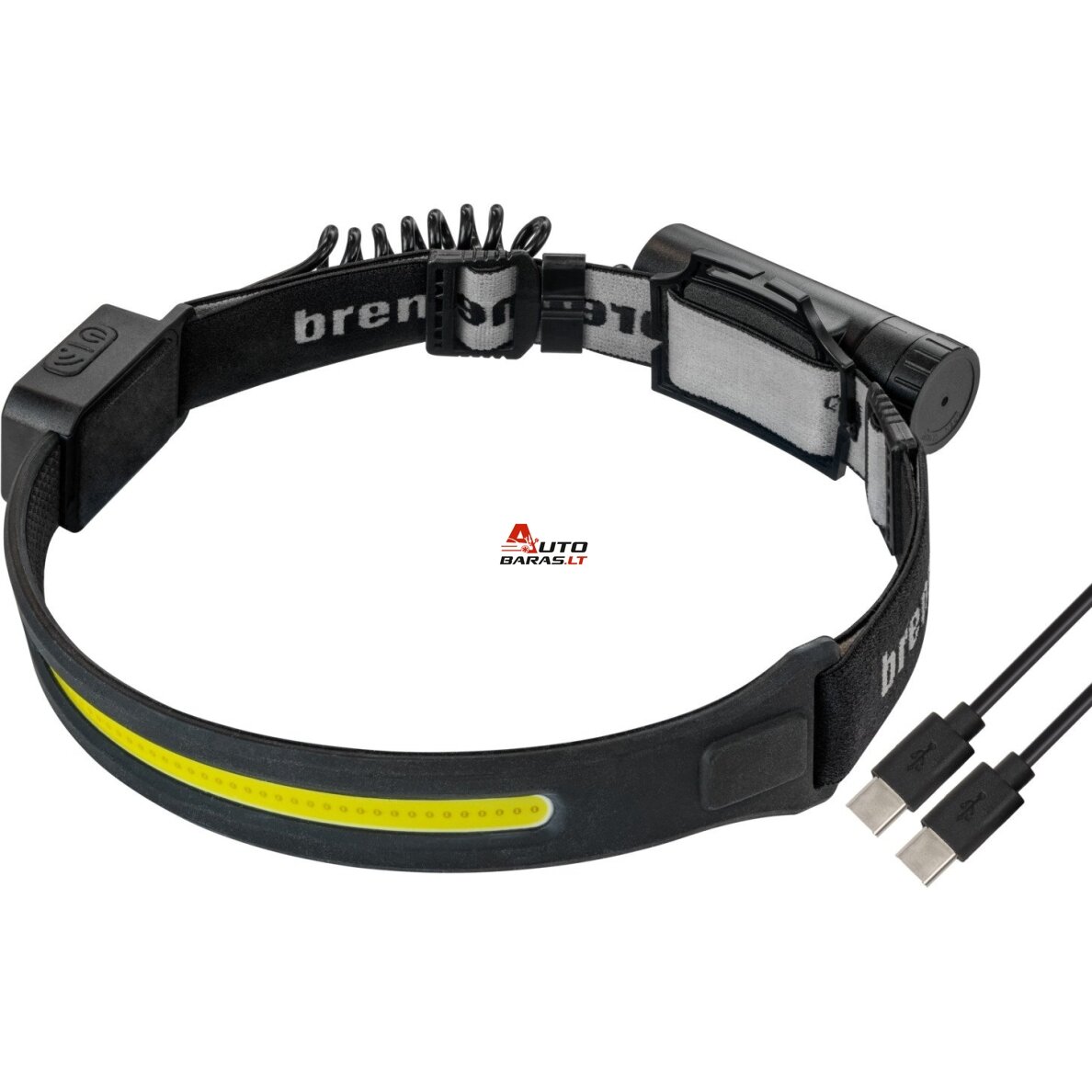 Žibintuvėlis ant galvos Brennenstuhl SL500A 1173760000 (500 lm, Osram LED, USB-C, IP44)