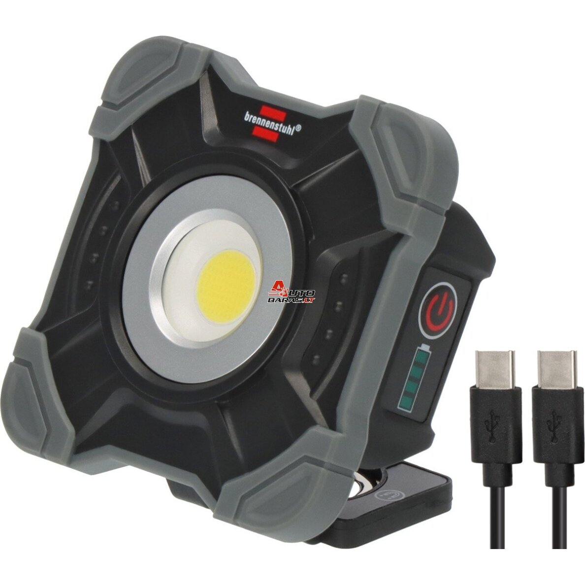 Žibintuvėlis pastatomas Brennenstuhl 1173700009 (1000 lm, USB įkrovimas, IP54, IK07, 6500K)
