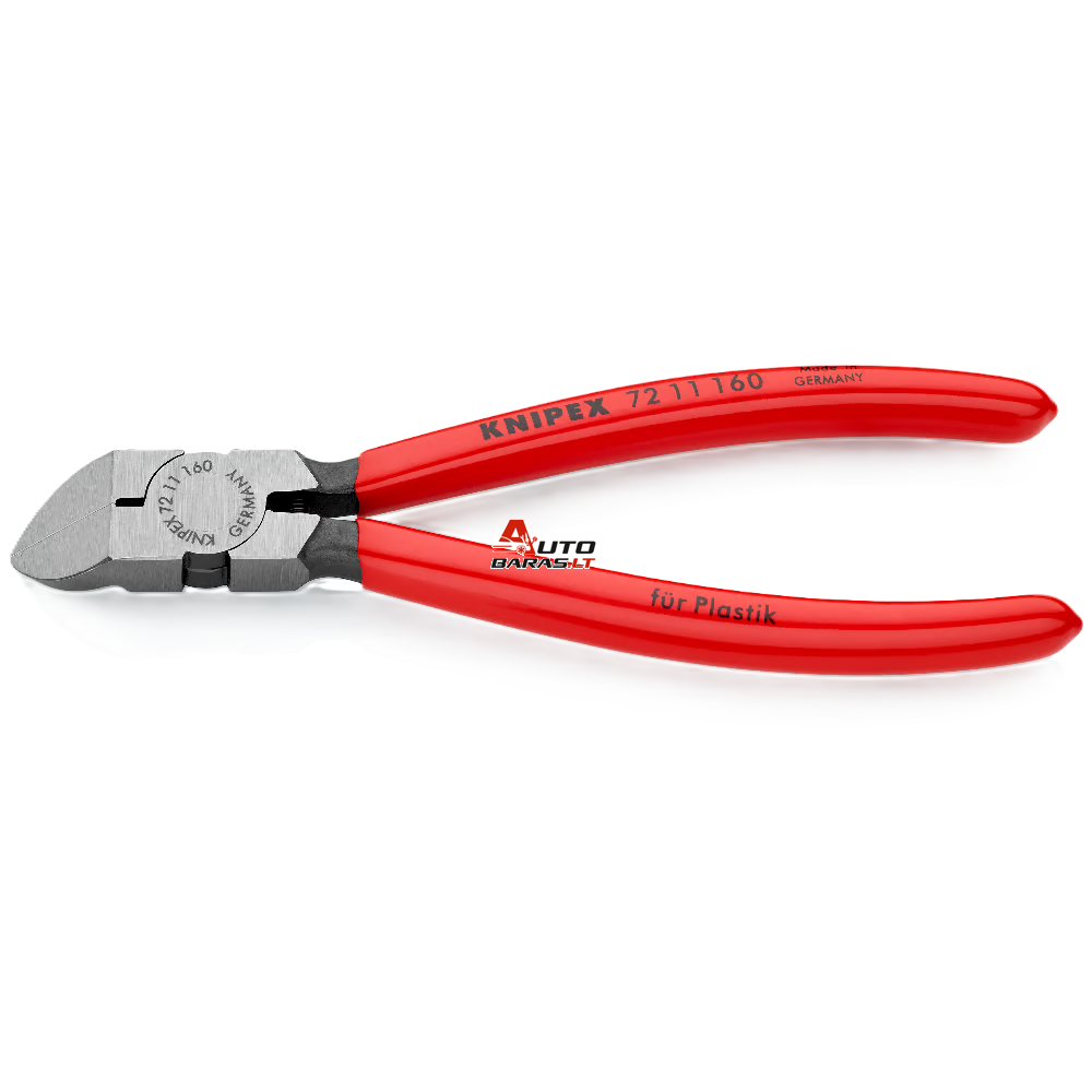 Žnyplės plastikui 45° 160mm KNIPEX 2