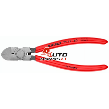 Žnyplės plastikui 45° 160mm KNIPEX Žnyplės plastikui 45° 160mm KNIPEX