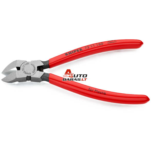 Žnyplės plastikui 45° 160mm KNIPEX 1
