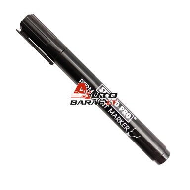 Žymeklis permanentinis STREND PRO apvalus 4.5 mm juodas
